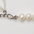 Silver and Faux Pearl Necklace